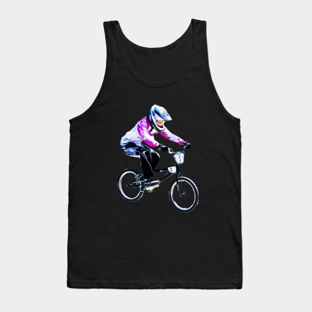 bmx race Tank Top by rickylabellevie